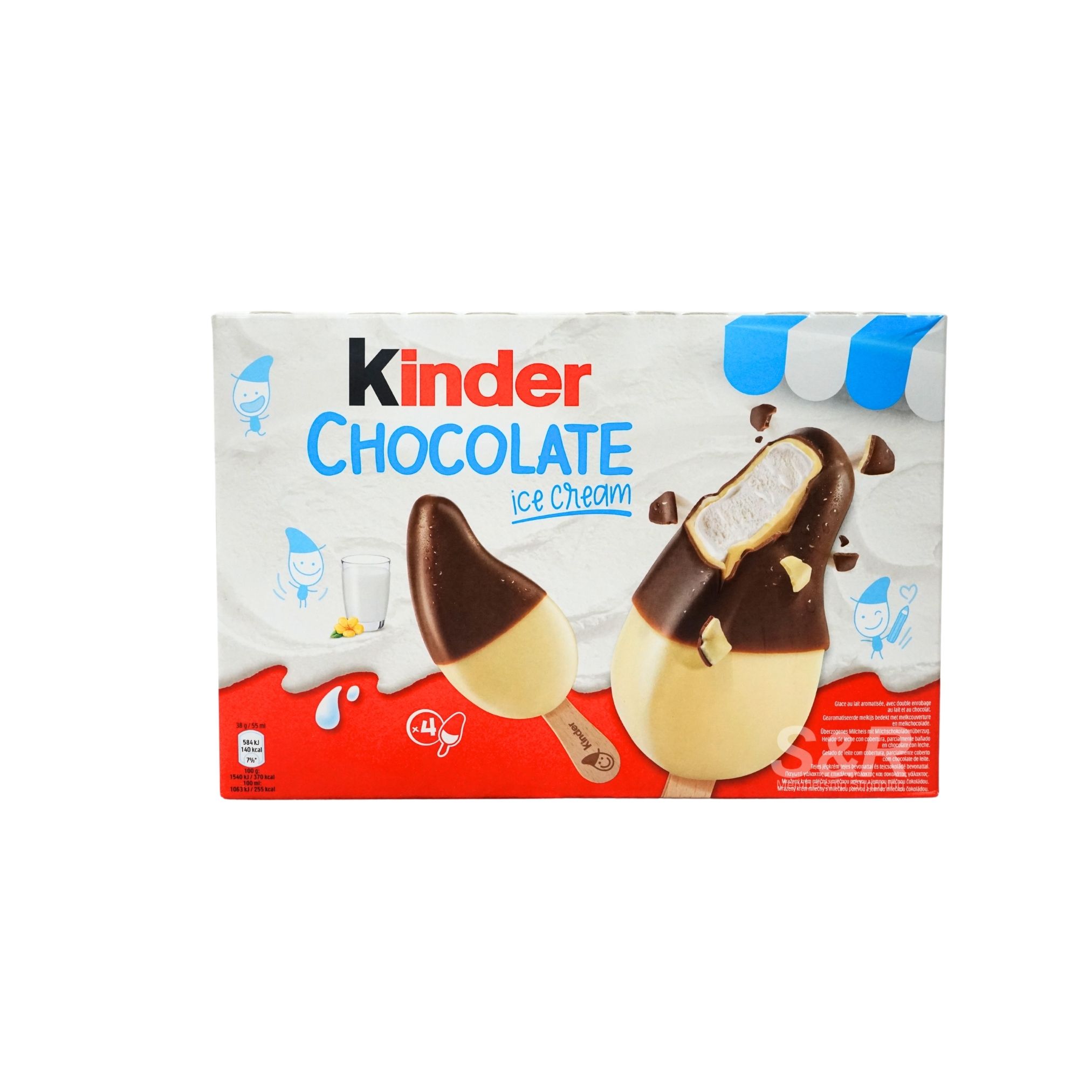 Kinder Chocolate Ice Cream 4s 152g